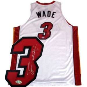 Dwayne Wade Signed Jersey   Pro Cut Game   Autographed NBA Jerseys 