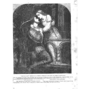  Remoeo & Juliet By Weinert Antique Print 1855: Home 