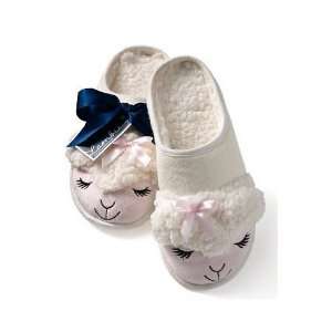  Bath and Body Works Super Plush Lambie Slippers Pink/white 