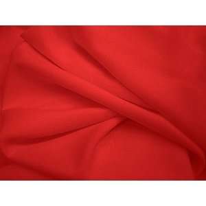 60wide Solid Poly Poplin Red Fabric By the Yard:  Kitchen 
