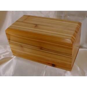  Handcrafted western red cedar wood cremation urn Large 