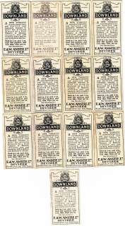 Complete Set of 25 Rare HORSE RACING Cards from 1922  