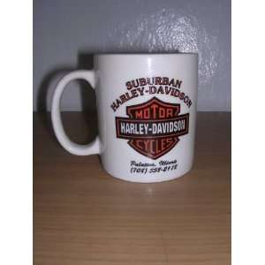  Harley Davidson Motorcycle Palatine Illinois Coffee Mug 