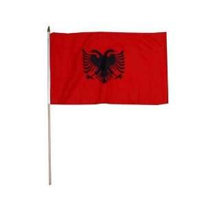  Albania Flag 12 x 18 inch: Patio, Lawn & Garden