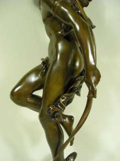 Antique Bronze Statue of Cupid by JULES FELIX COUTAN (1848   1939 