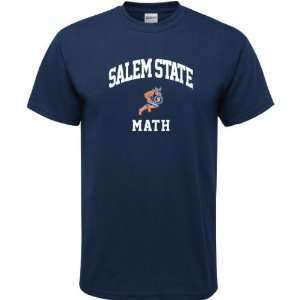  Salem State Vikings Navy Math Arch T Shirt: Sports 