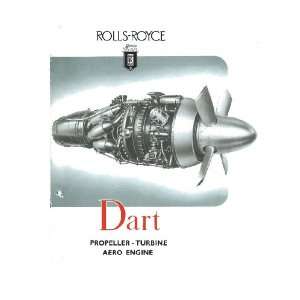   Rolls Royce Dart Aircraft Engine Brochure Manual Rolls Royce Books