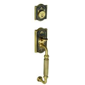 Nostalgic Warehouse 733229 Meadows Vintage Brass Keyed Entry Handleset