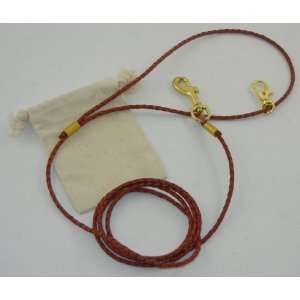  LeashInaBag 1/8 inch Leather Braided Bolo Cord is 6 Ft 