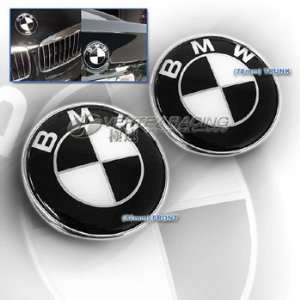  BMW Hood Trunk Roundel Emblem Black & White   E39 5 Series M5 