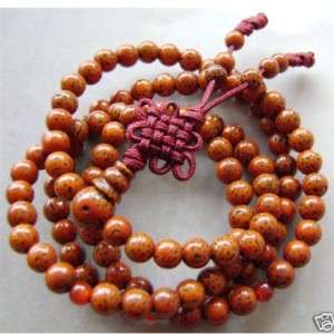 Long Tibetan 108 Round 7mm Bodhi Seed Buddhist Prayer Beads Mala 