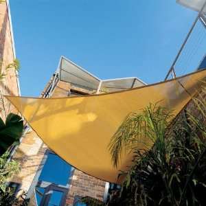  Coolaroo Shade Sail Triangle 16ft 5in Canopy: Patio, Lawn 