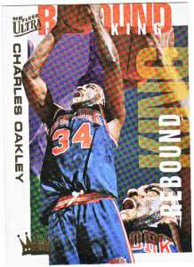 Charles Oakley 94 95 Fleer Ultra Rebound King  