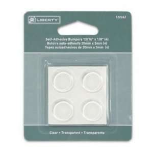  New   Bumpers 13/16 x 1/8 Clear Adhesive Case Pack 100 by 