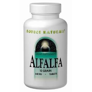  Alfalfa 648 mg 500 Tablets   Source Naturals Health 