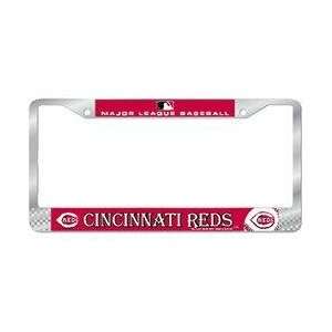 Cincinnati Reds MLB Chrome License Plate Frame