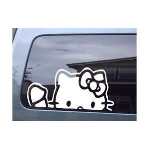  Hello Kitty Waving Car Window Vinyl Sticker Decal 