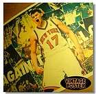   Jeremy Lin New York Knicks 17 A09 Vintage Style Paper Poster 11x16