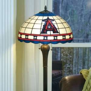 LOS ANGELES ANAHEIM ANGELS Team Logo 61 Tall STAINED GLASS FLOOR LAMP 