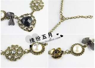 Fashion Pastoralism Flowers Pendent Necklace x211 great gift  
