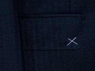 Daniele $1295 NavyHerringbone Stripe 150s Wool Mens Suit  