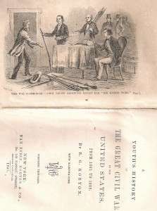 RARE 1867 HISTORY OF THE CIVIL WAR ILLUSTRATED JOHN BROWN RAID 1ST 