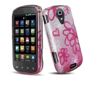 SQUIGGLY FLOWER DESIGN CASE + LCD SCREEN PROTECTOR + CAR CHARGER for 