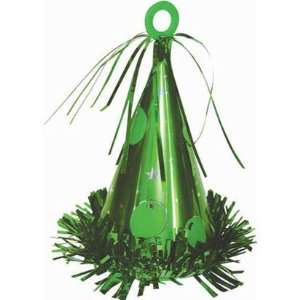  Green Party Hat Balloon Weight: Toys & Games