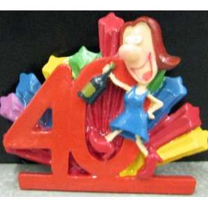   Nolvelties MG5914 Boomers Female Cake Topper Age 40 