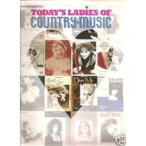   Music Song Book Todays Ladies Of Country Music Dolly 