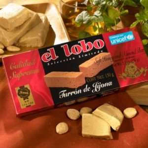 El Lobo Jijona Turron Candy  Grocery & Gourmet Food