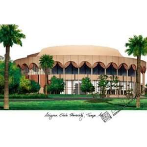  Arizona State University Lithograph Print Sports 