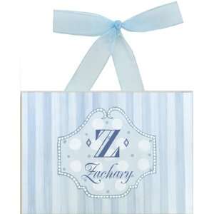  Blue Stripes Personalized Wall Plaque: Everything Else