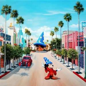   Hollywood Studios Signed Matted Art Larry Dotson: Everything Else
