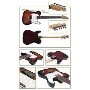   Guitar RW Six String   Fixed Bridge Solid Body Musical Instruments