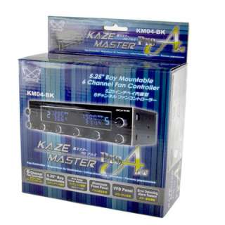 Scythe KM04 BK Kaze Master Pro Ace 5.25 Drive bay Controller Panel 