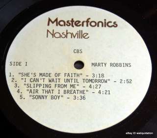 Marty Robbins Ultra Rare Acetate Unreleased Tracks  