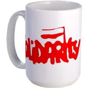  Solidarity   Walesa   Poland Political Large Mug by 