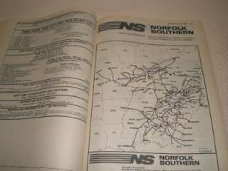 The Official Railway Guide North American Jan/Feb 1983  