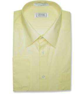   : Mens YELLOW Lemon Color Dress Shirt w/ Convertible Cuffs: Clothing