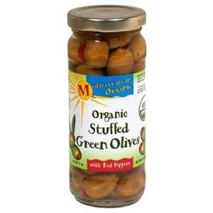  Mediterranean Organics, Olive Grn Stfd Red Pppr, 8.5 OZ 