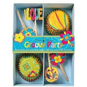  Groovy Party Cupcake Kit Toys & Games