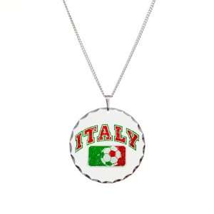   Italy Italian Soccer Grunge   Italian Flag: Artsmith Inc: Jewelry