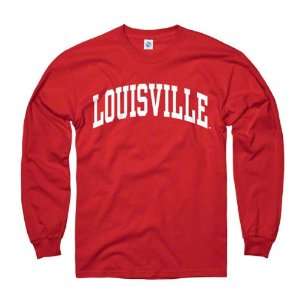 Louisville Cardinals Youth Red Arch Long Sleeve T Shirt:  