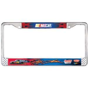    Jeff Gordon NASCAR Metal License Plate Frame: Sports & Outdoors