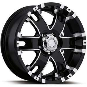 Ultra Baron 17x9 Black Wheel / Rim 6x5.5 with a 12mm Offset and a 106 