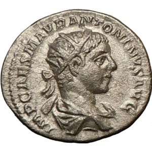 ELAGABALUS 218AD Antoninianus Ancient Genuine Silver Roman Coin Roma w 