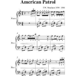  American Patrol FW Meacham Easy Piano Sheet Music F W 