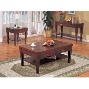  YT Furniture Addition Coffee Table Set (Dark Cherry)