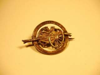 ANTIQUE GERMAN WW1 OR PRUSSIAN WAR 75MM CANNON PIN  